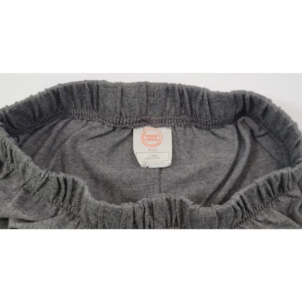 L5) Children Wonder Nation Gray Boys Sweat Shorts Medium 8